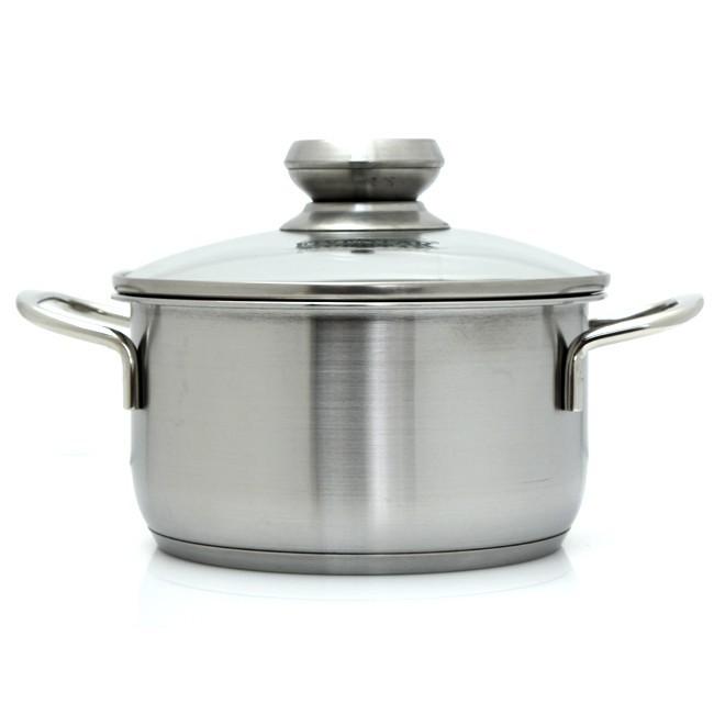 Bộ 3 Nồi Inox 3 Đáy Nắp Kính Fivestar