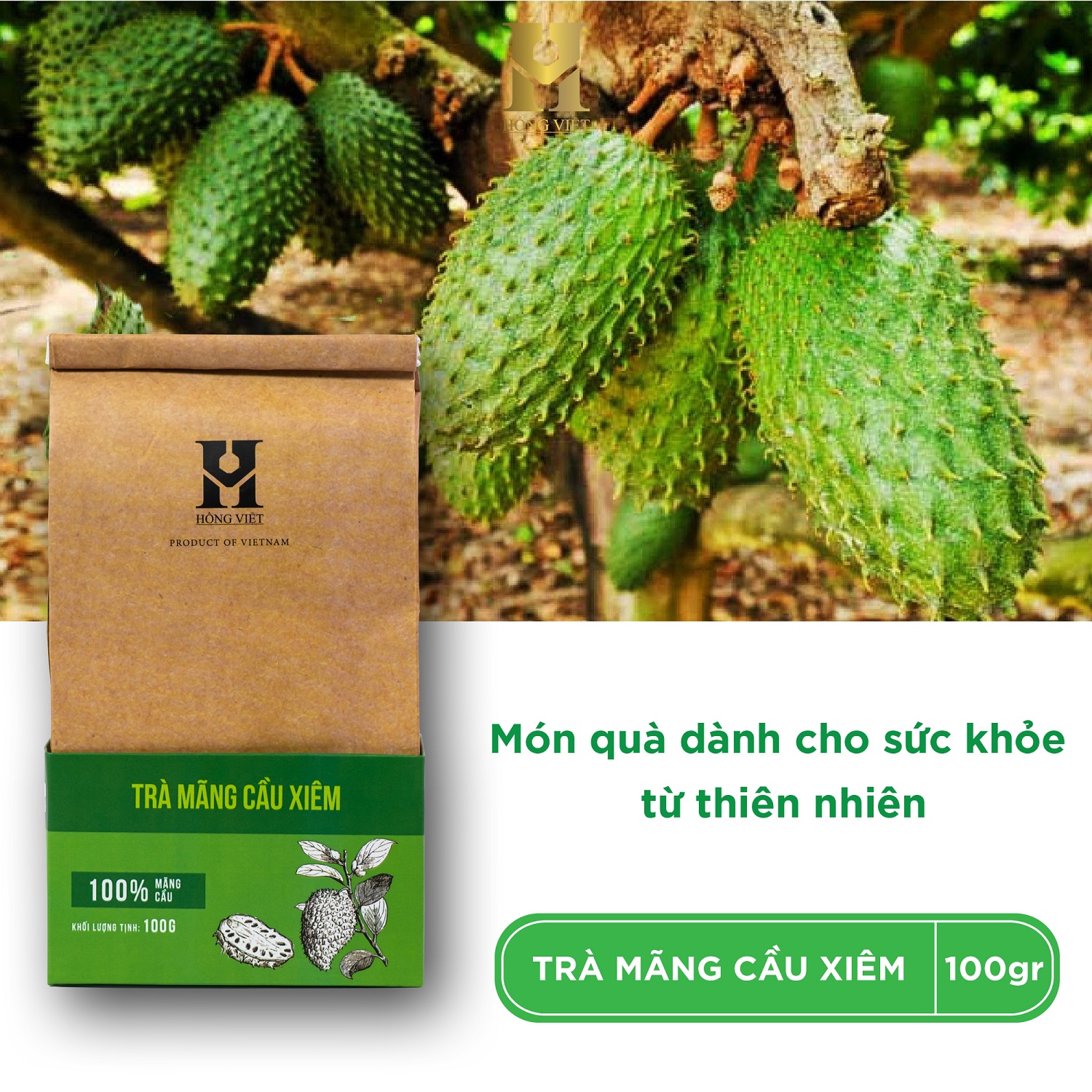 Trà mãng cầu xiêm 100gr