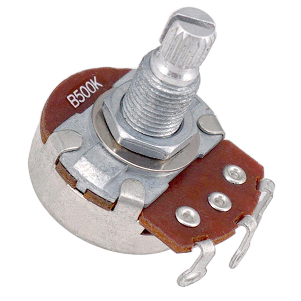 2X 4x guitar potentiometer pot A500k & B500K set 24mm dia. volume control