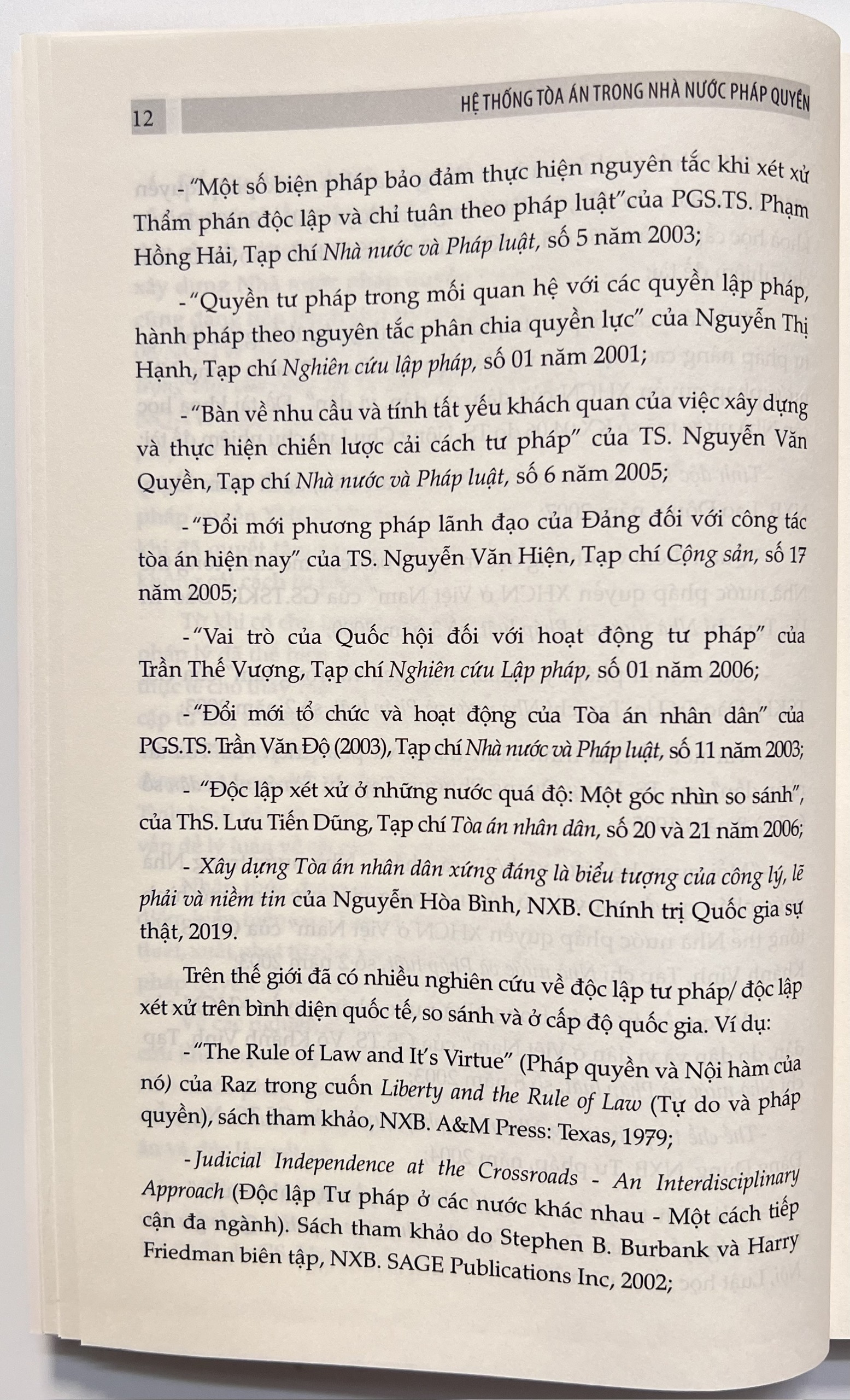 Sách - Hệ Thống Tòa Án Trong Nhà Nước Pháp Quyền