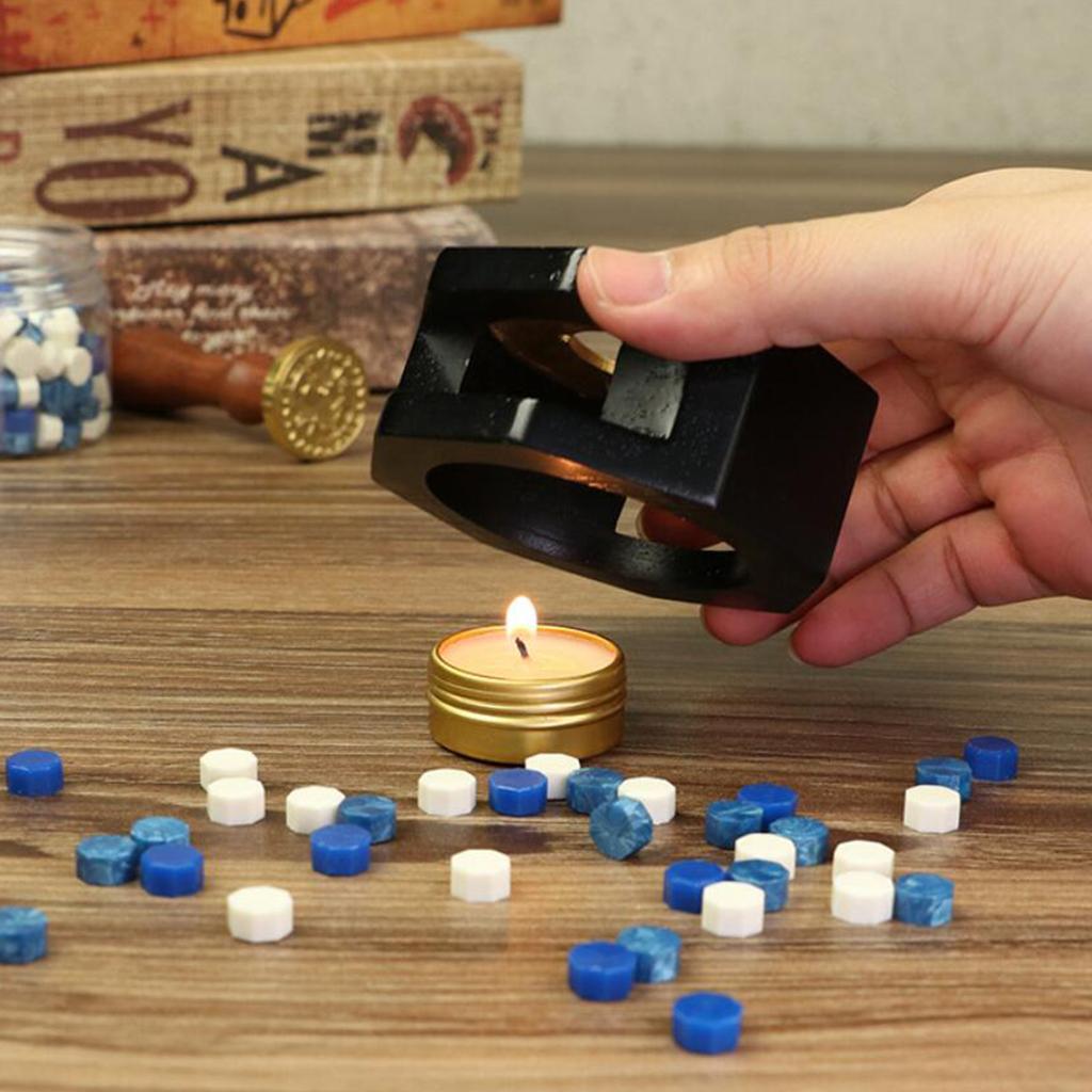 3pcs Wax Sticks Seal Melting Spoon Furnace Tool Sealing Stamp Kit