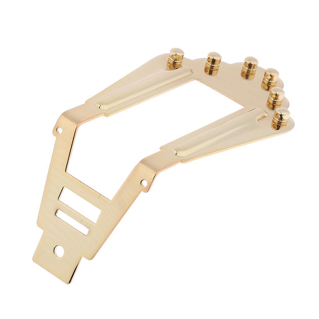 Metal Guitar Tailpiece Bridge for Archtop Jazz Guitar Musical Parts