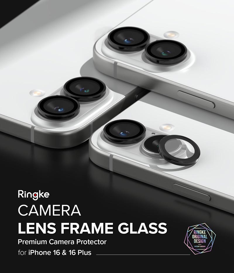[Combo 2] Dán camera cho iPhone 16 Pro Max / iPhone 16 Pro / 16 Plus / 16 RINGKE Camera Lens Frame Glass - Hàng Chính Hãng
