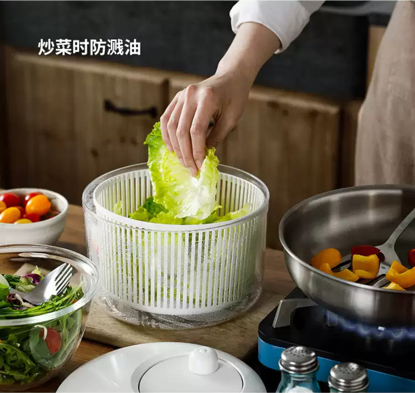 Dụng cụ quay rau 360º Yamaken Kogyo Smart Bowl - Hàng nội địa Nhật Bản, nhập khẩu chính hãng