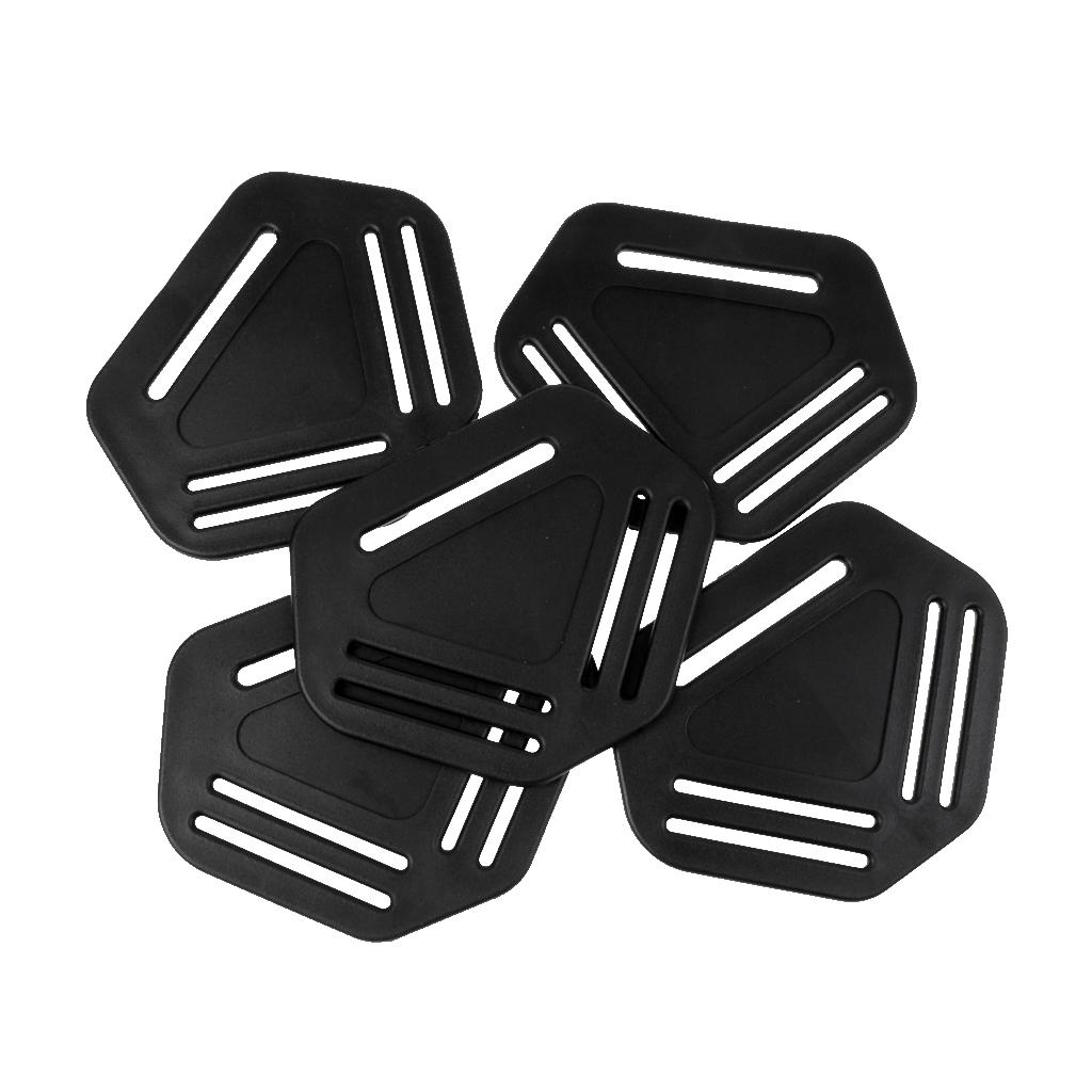 Pack of 5 Safety Belt Buckle Full Body Climbing Harness Splitter Plate