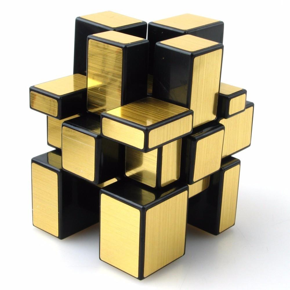 Đồ chơi Rubik 3x3x3 Mirror - Tráng Gương Vàng Cao Cấp ( 2 Màu Vàng, Bạc)