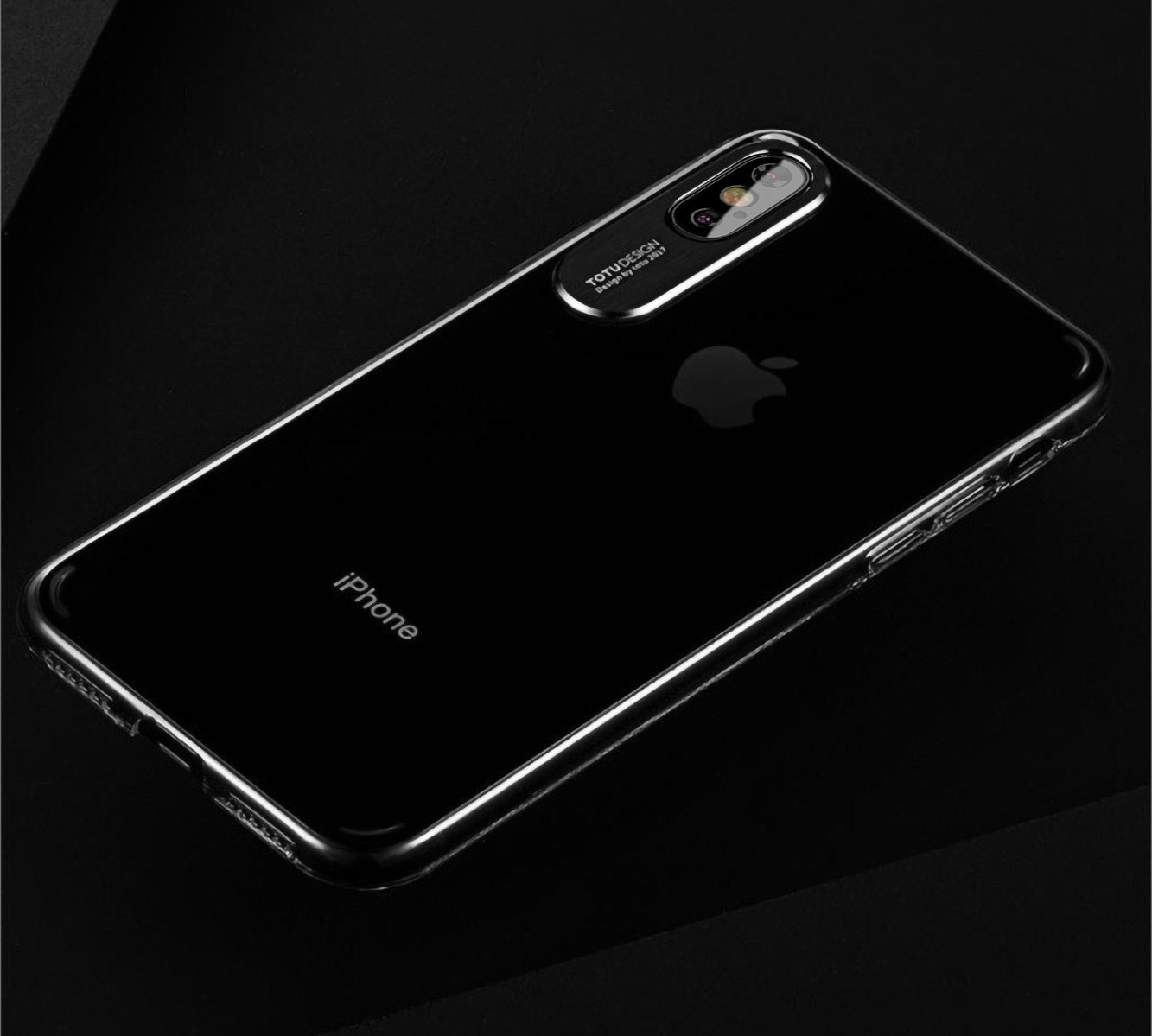 Ốp lưng chống sốc cho iPhone XS Max trang bị viền nhôm bảo vệ camera Hiệu Totu Sparkling - hàng chính hãng