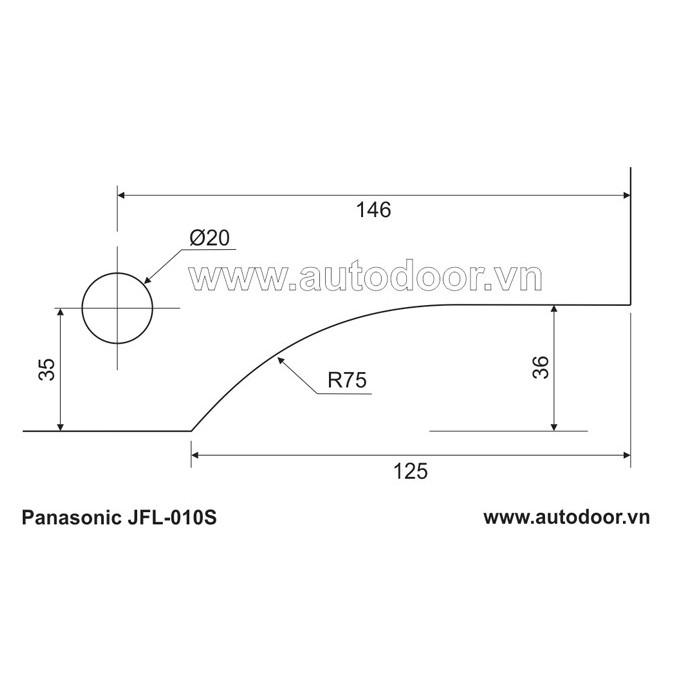 Kẹp kính dưới JFL-010S - Nhập khẩu chính hãng Panasonic