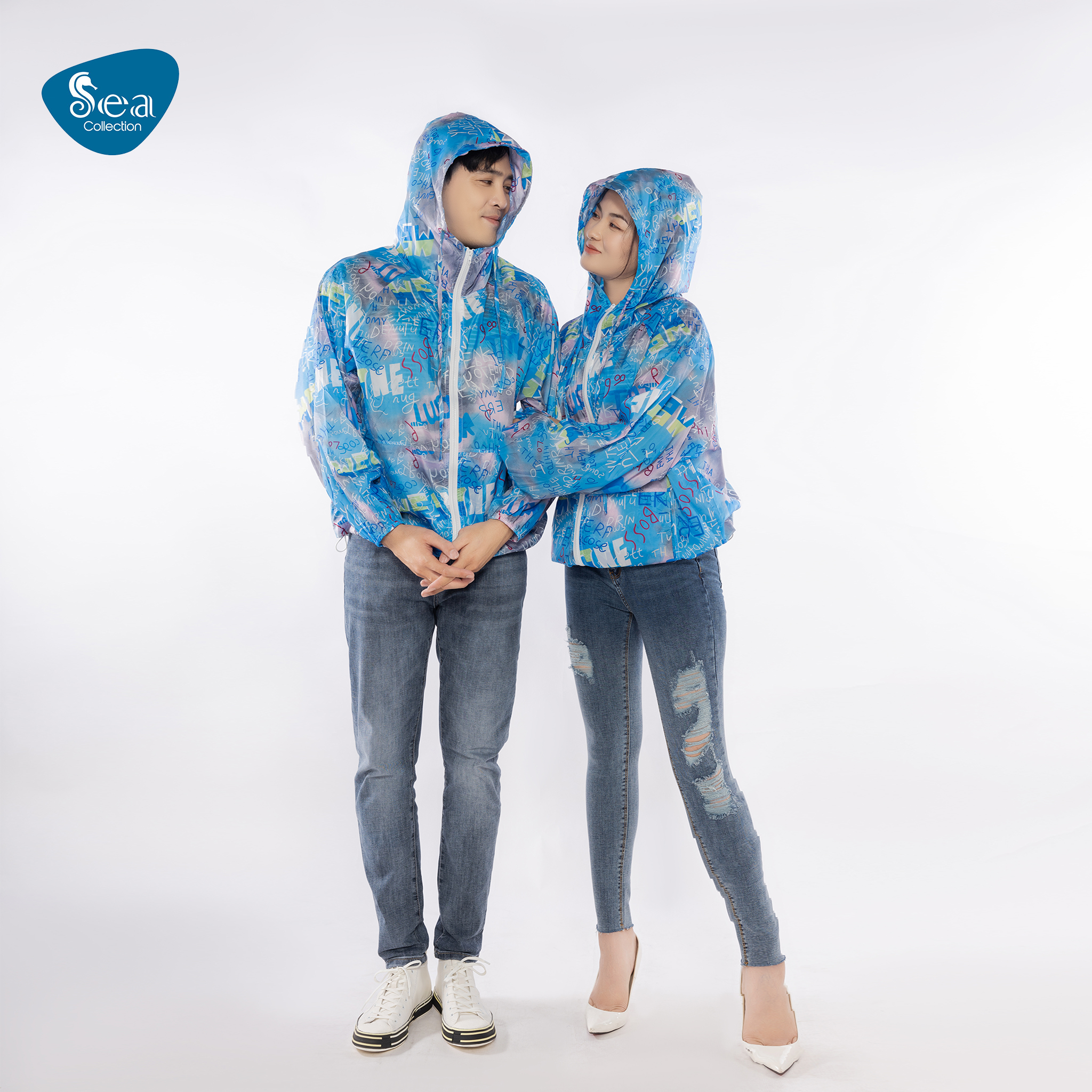 Áo Khoác Bóng Dù Unisex Sea Collection 4497 Chống tia UV