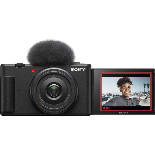 (Tặng Túi + Thẻ Nhớ 64GB) Máy Ảnh Vlog Sony ZV-1F | Black - Hàng Chính Hãng