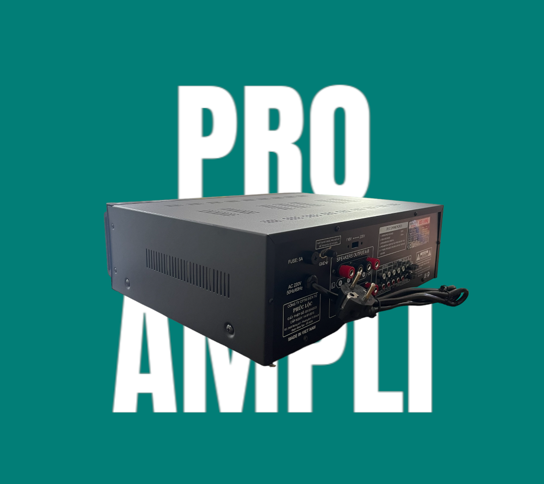 Amply Karaoke Bluetooth Công Suất Lớn 800W Rinton RT-189Q, 12 Sò Đại(Hàng Chính Hãng)