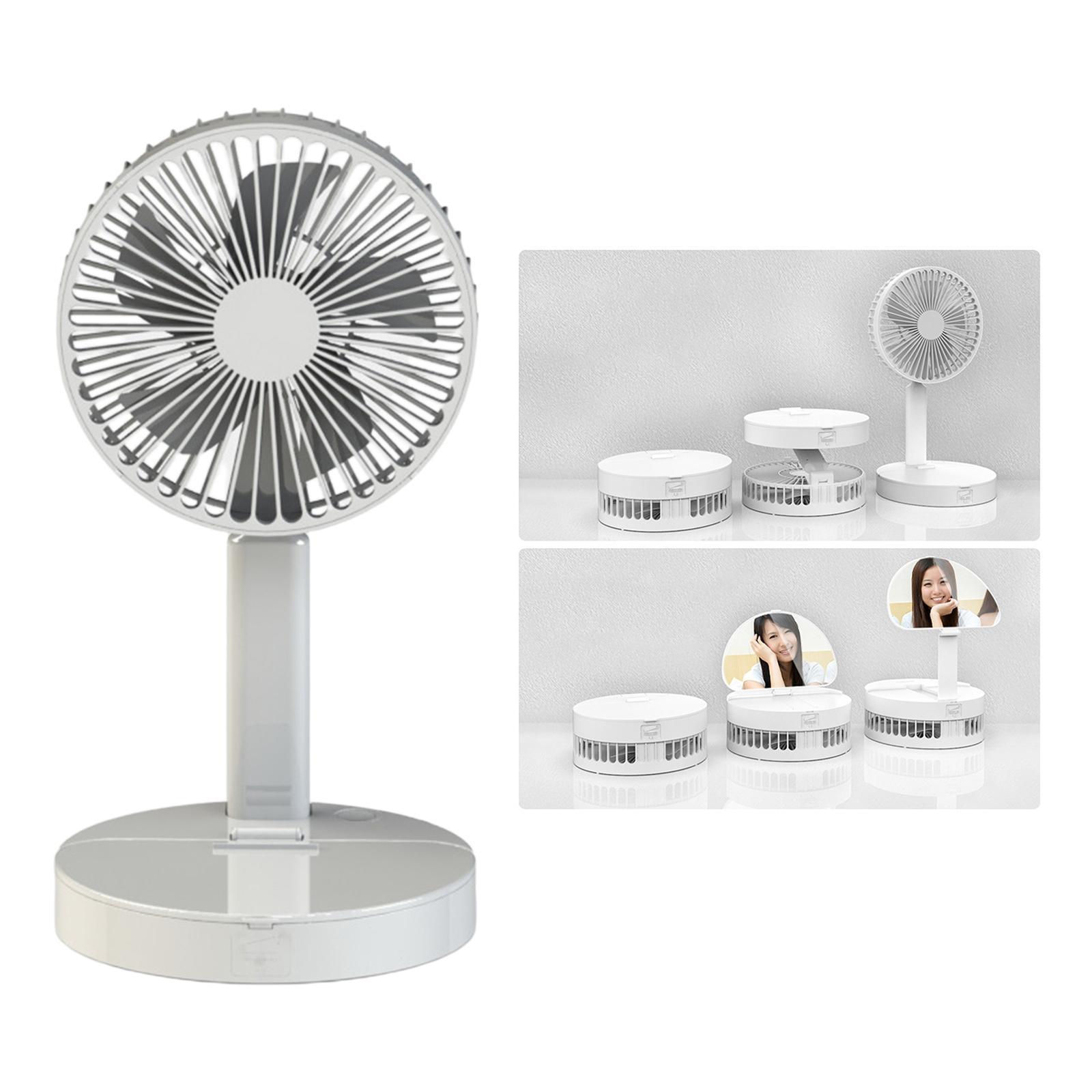 Mini USB Hand Held Desk Fan Tabletop Personal Fan Air Cooling
