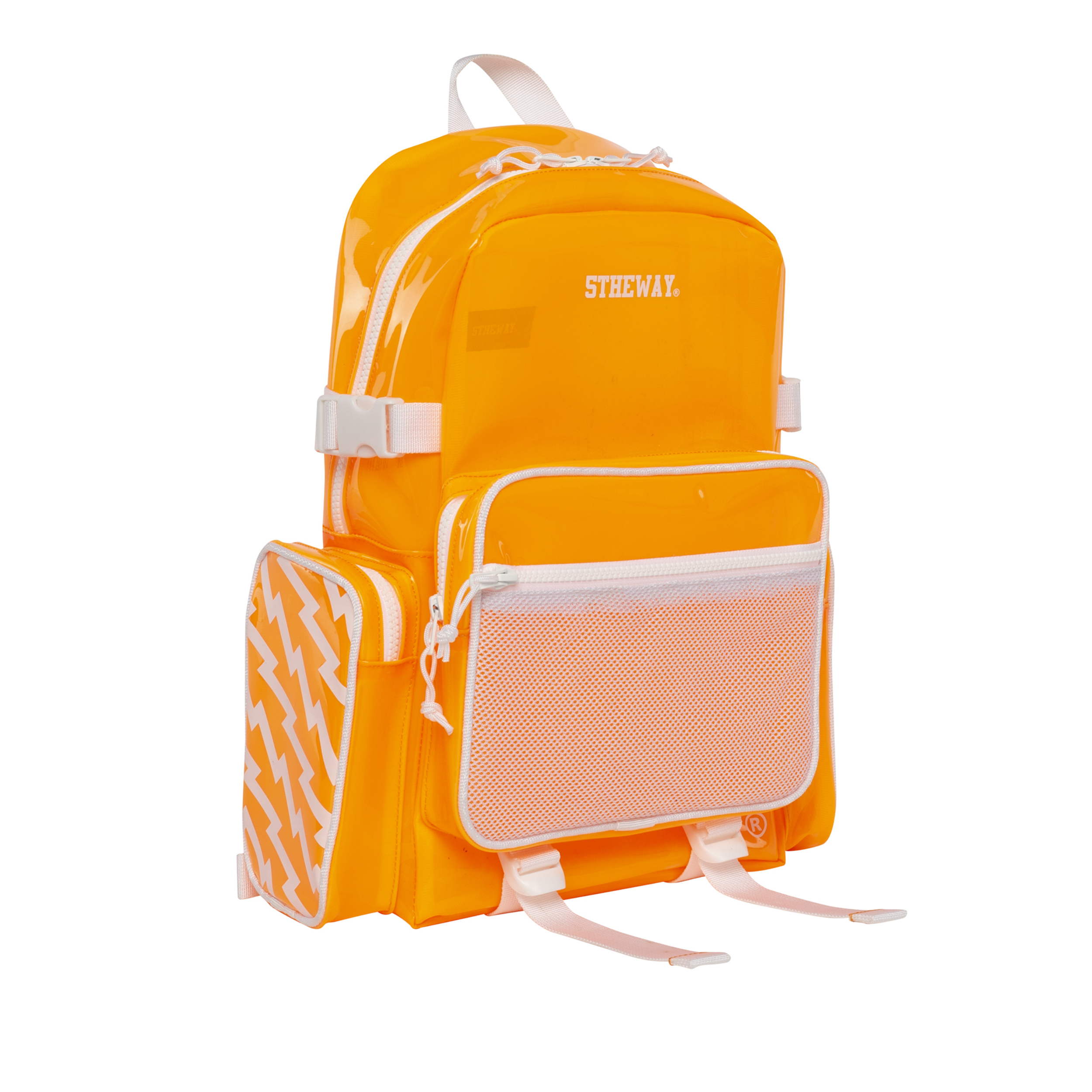 Balo 5THEWAY Trong Suốt Form Rocket Cam aka /plastic/ ROCKET BACKPACK in ORANGE