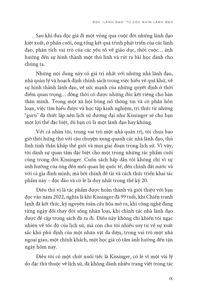 Leadership - Lãnh Đạo - 6 Chiến Lược Gia Kiệt Xuất Định Hình Thế Giới (Bìa Cứng) - AL