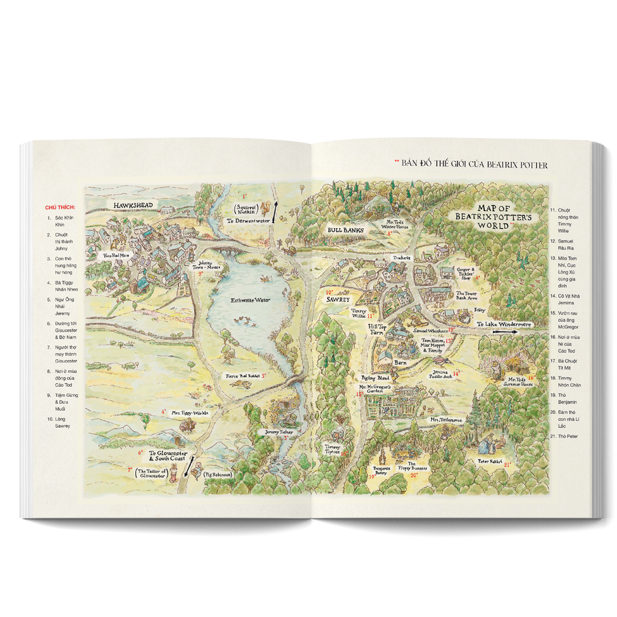 Sách - Thế Giới Của Thỏ Peter - The World of Peter Rabbit - Những Cuộc Phiêu Lưu Quanh Bờ Rào - Adventures Around The Hedge - Song Ngữ