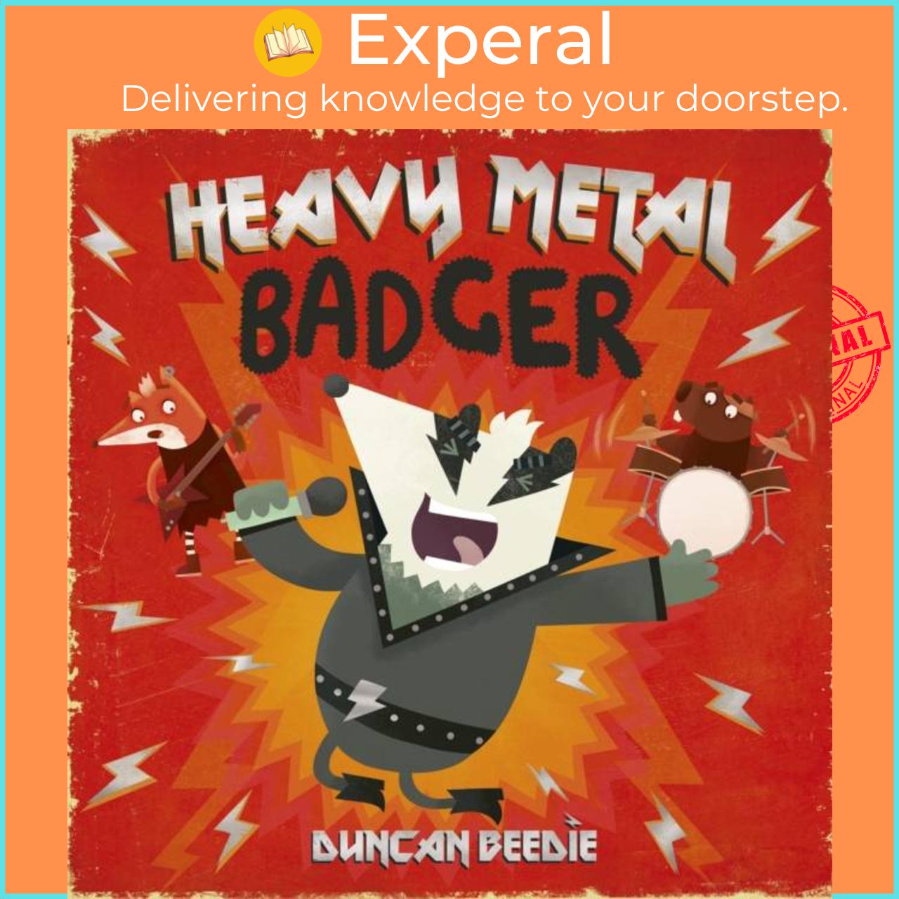 Sách - Heavy Metal Badger by Duncan Beedie (UK edition, hardcover)