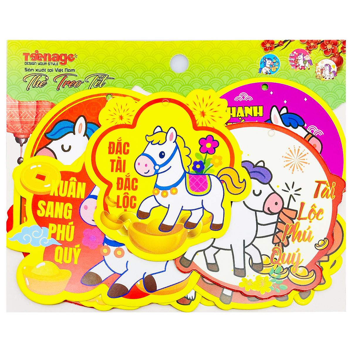 Bộ 10 Thẻ Treo Tết Bính Ngọ 2026 - Teenage 02