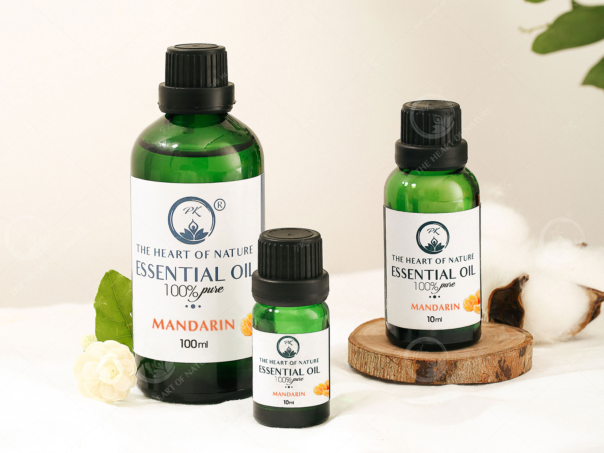 Tinh Dầu Cao Cấp Quýt PK 10ML - Tinh Dầu Quýt Thơm Phòng, Đuổi Muỗi, Thư Giãn - Chứng Nhận Hữu Cơ Organic FDA Hoa Kỳ duy nhất Việt Nam