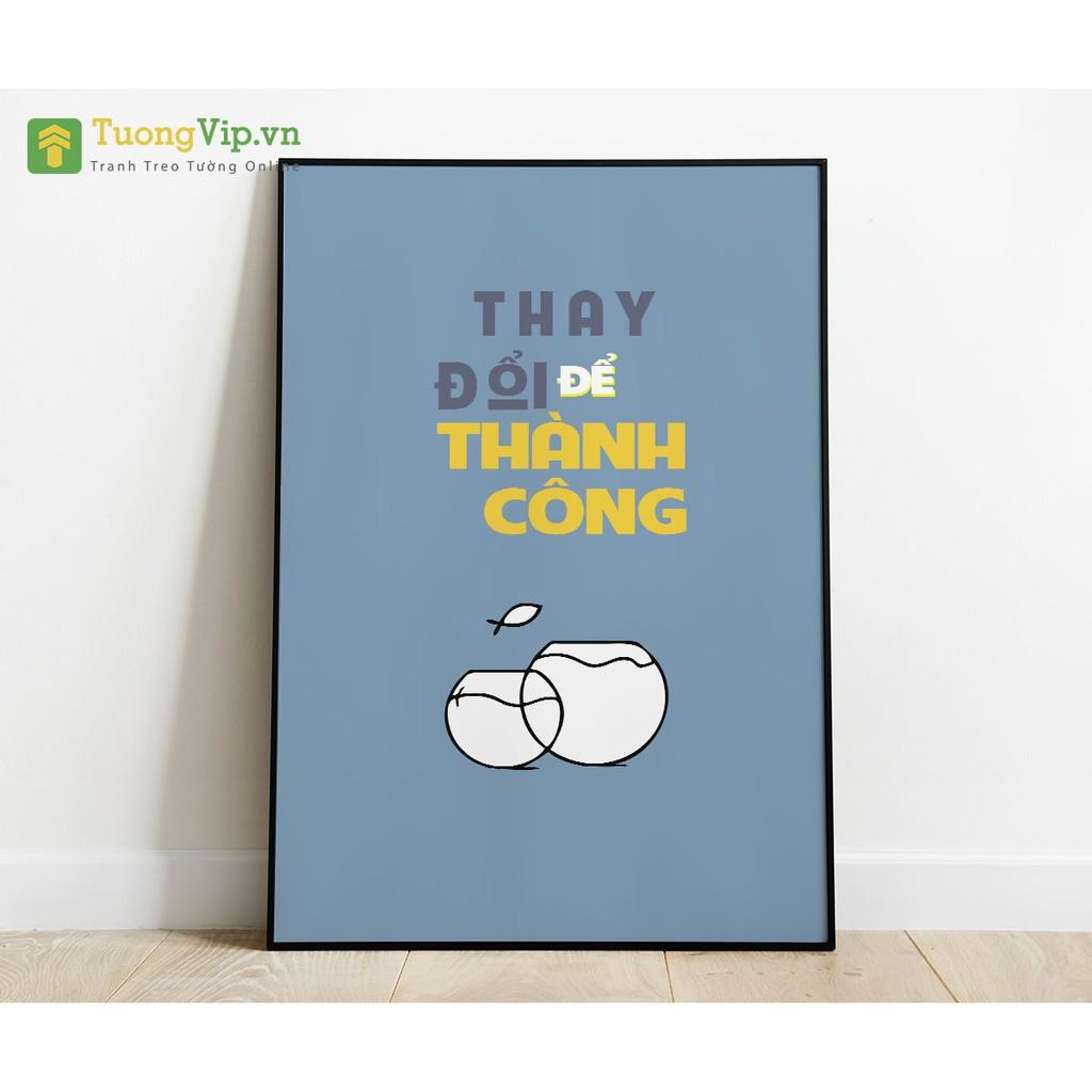 Tranh Treo Tường Thay Đổi Để Thành Công