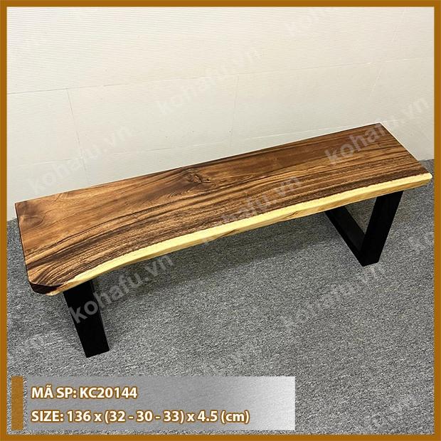 GHẾ DÀI GỖ ME TÂY NGUYÊN TẤM KC20144