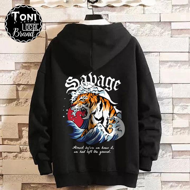 ( ) ÁO HOODIE Local Brand Unisex SABAGE Nỉ Bông Form Rộng Nam Nữ (HD9200L - Full Size - Kèm Video Ảnh Thật)