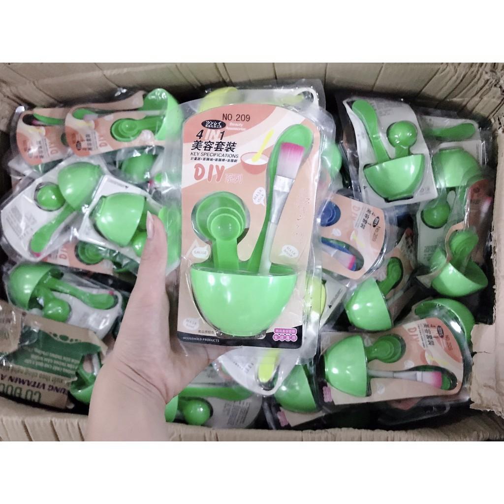 Bộ bát trộn mặt nạ 6 chi tiết hàng mới