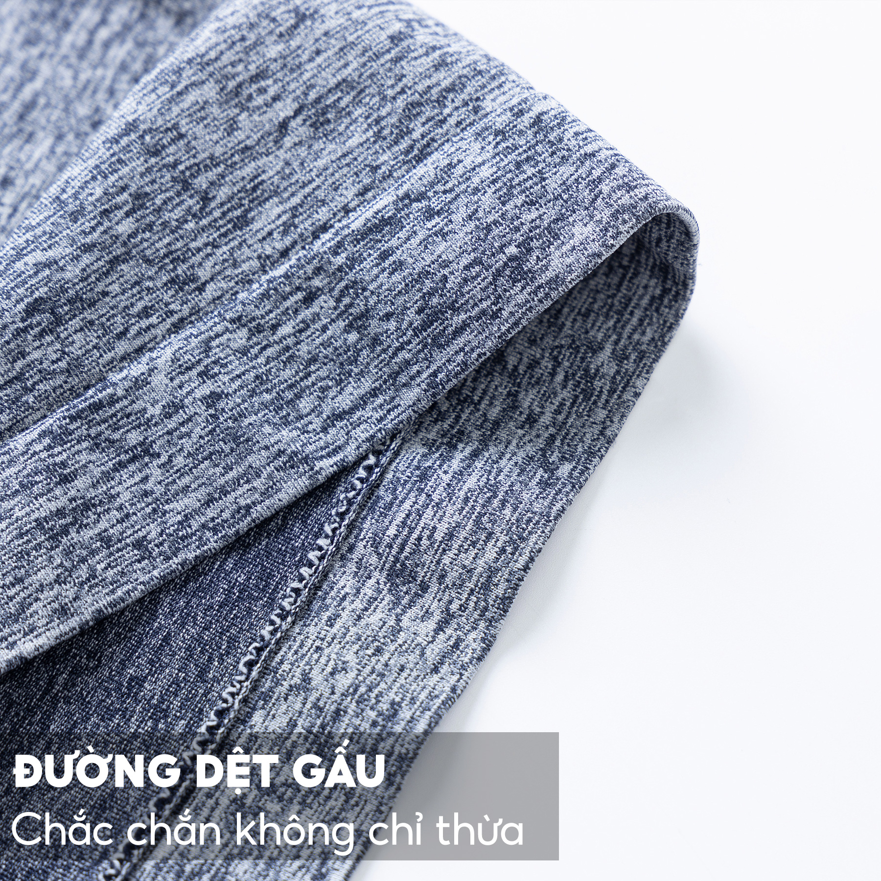 Quần Sịp Dệt Nam Boxer 5S FASHION, Chất Liệu Mềm Mịn, Thấm Hút, Co Giãn Thoải Mái, Thiết Kế Dệt Melang Nổi Bật
