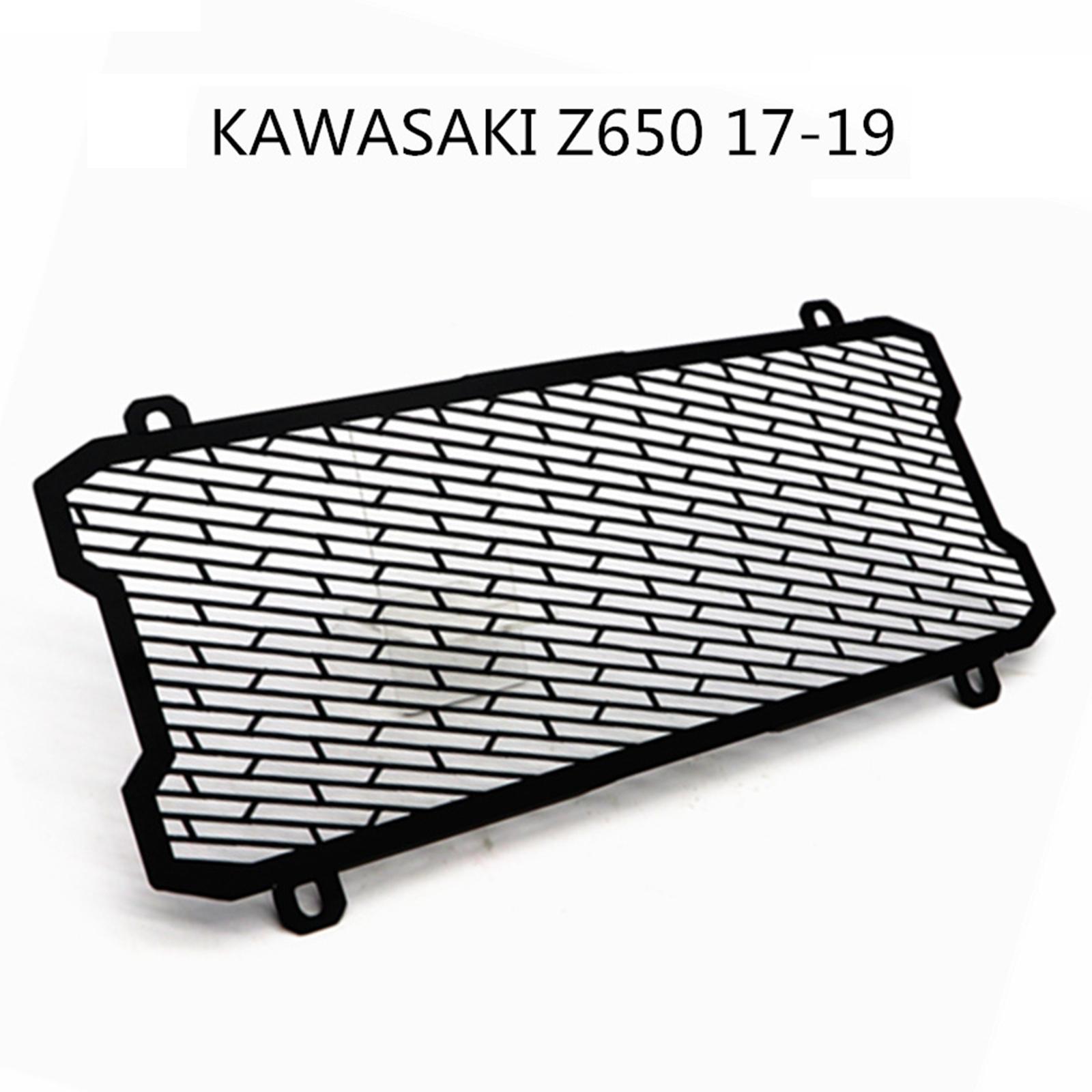 Stainless Steel Motorcycle Radiator Grille Grill Shrouds Cooler Guard Cover Protector Bezel Protective for Kawasaki Z650 Z 650 2017 2018 2019