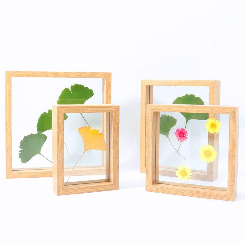 Khung ảnh gỗ để bàn học, bàn làm việc, kệ tủ trang trí nội thất phong cách Hàn Quốc loại A3 KA-325
