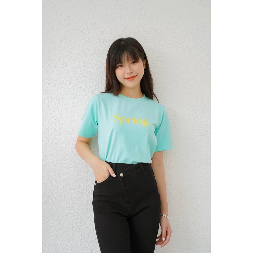 Áo thun tay lỡ Méo shop phông nữ cổ tròn cotton Season freesize form rộng
