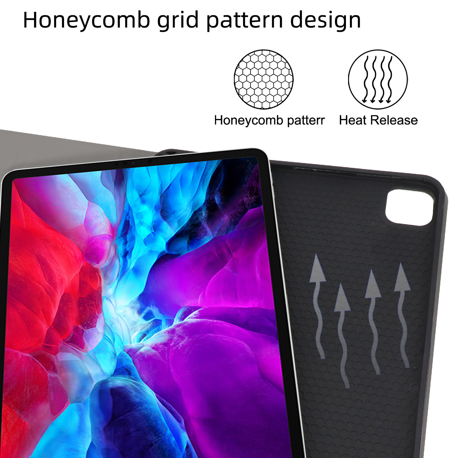 Bao da kèm bàn phím cho iPad 9.7 inch 2017/2018, Air 1, Air 2, iPad Pro 9.7 Bluetooth Keyboard Case có khay để bút chống sốc cao cấp - Hàng chính hãng