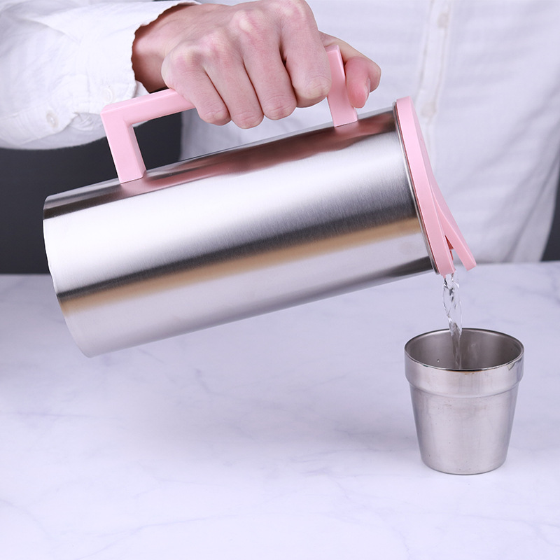 Bộ 3 Ly inox cách nhiệt 304 cao cấp bóng gọn 175ml chống nóng tay thích hợp cho người già trẻ em
