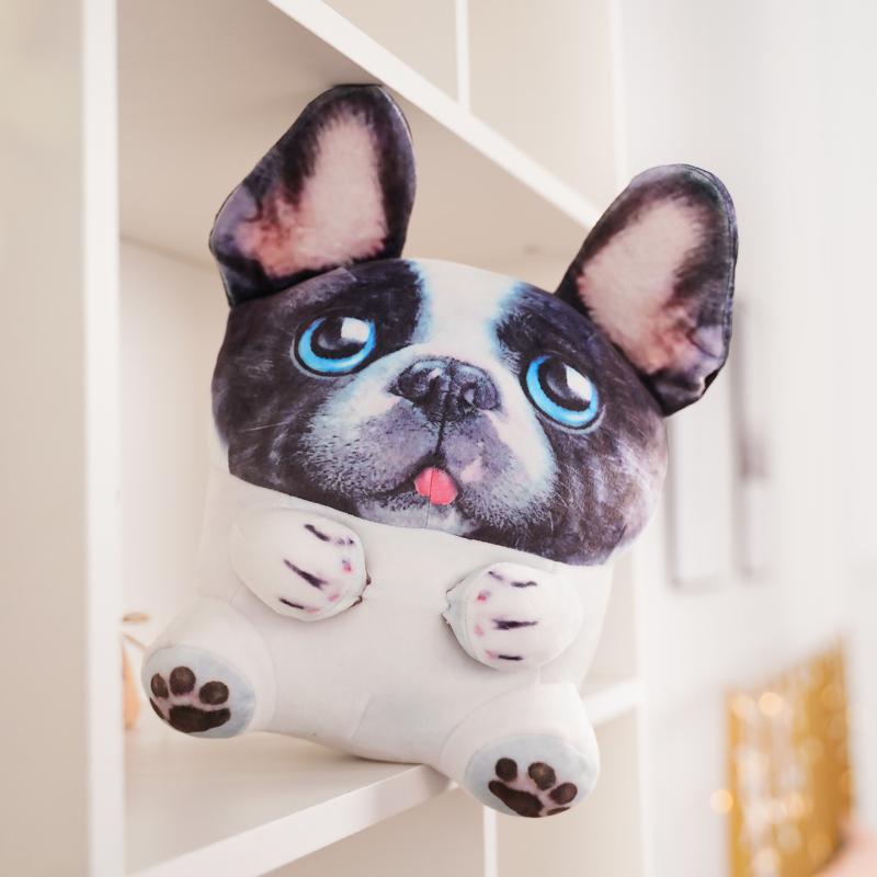Dễ Thương Pháp Bulldog Sang Trọng Đồ Chơi Thú Nhồi Bông Sang Trọng Chó Búp Bê Gối Đệm Mềm Mại Trẻ Em Bé Gái Quà Tặng