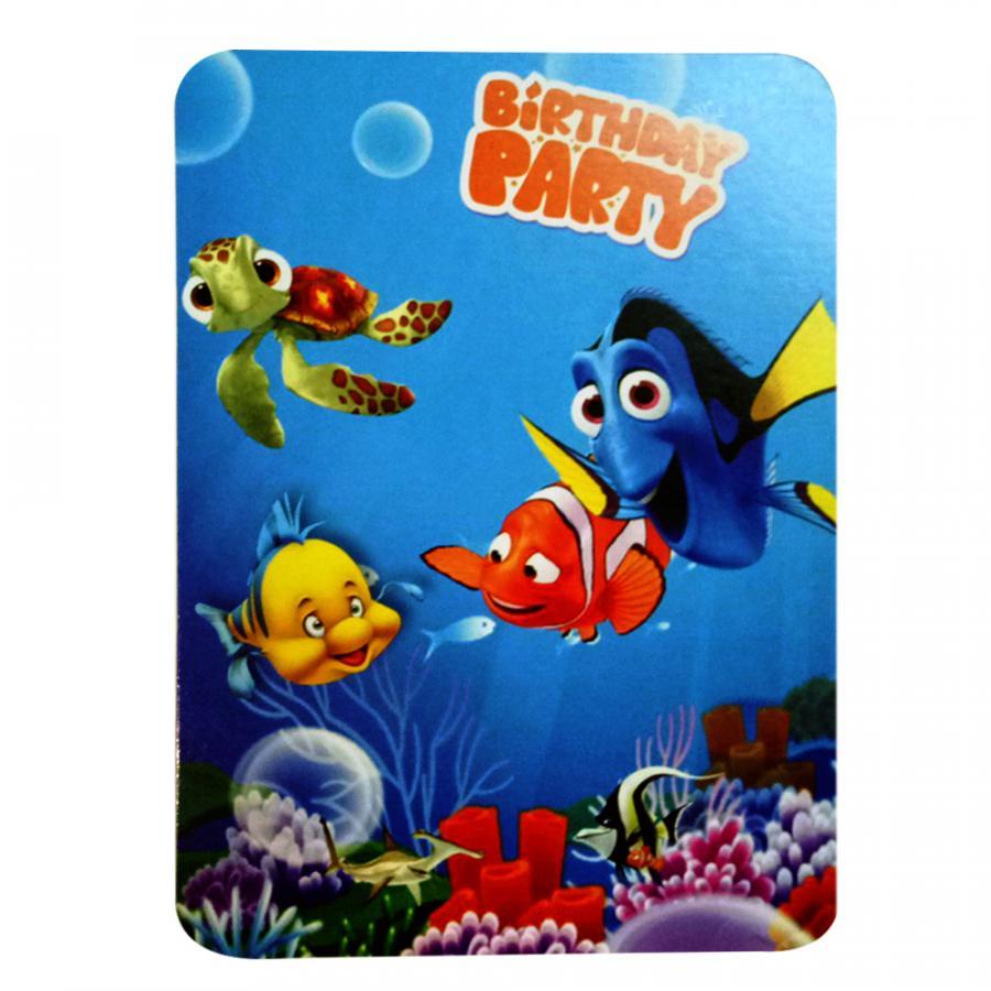 Combo 10 thiệp mời sinh nhật Nemo