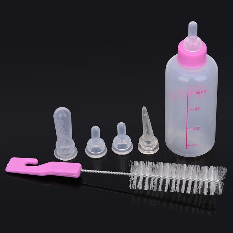Bình Ti /Bình Sữa Chó Mèo Sơ Sinh fullbox 3 phụ kiện