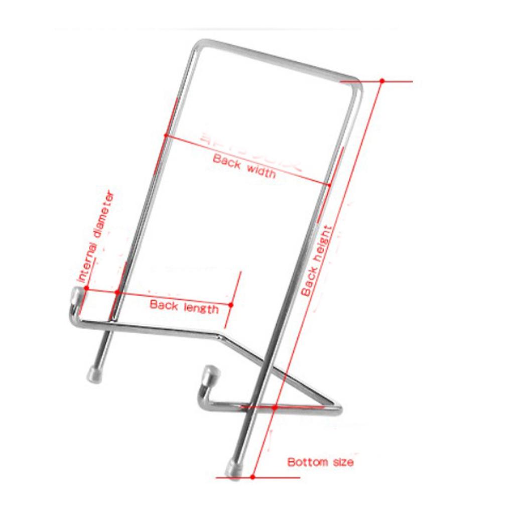 Metal Iron Easel Bowl Plate Art Photo Picture Frame Holder Book Display Rack