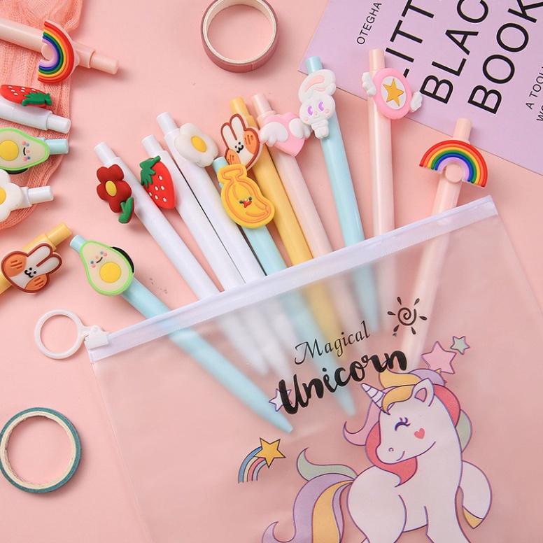 Set 20 Bút Cute Kèm Túi Zip0