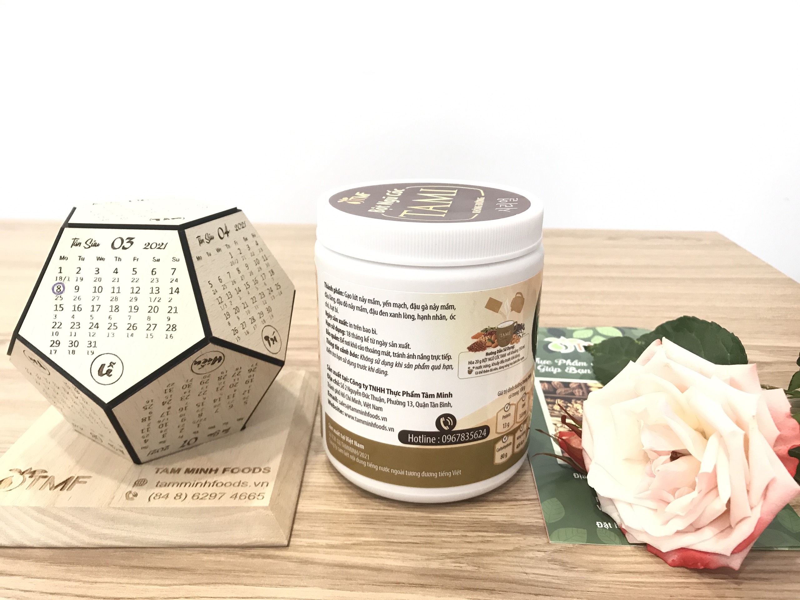 Bột ngũ cốc Tami không đường nảy mầm 350gr - TÂM MINH FOODS