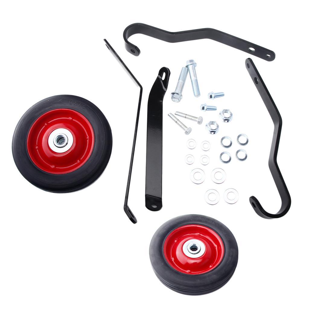 Black/Red Training wheels for Yamaha Peewee 50 PEEWEE50 50CC PY50 PW50 50cc