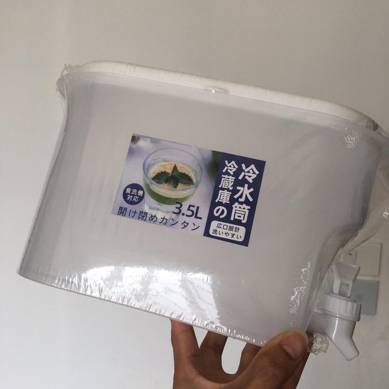 Bình Nước 3,5 Lít Có Vòi, Bình Nước Có Vòi Để Tủ Lạnh Tiện Dụng - Hàng Chất Lượng