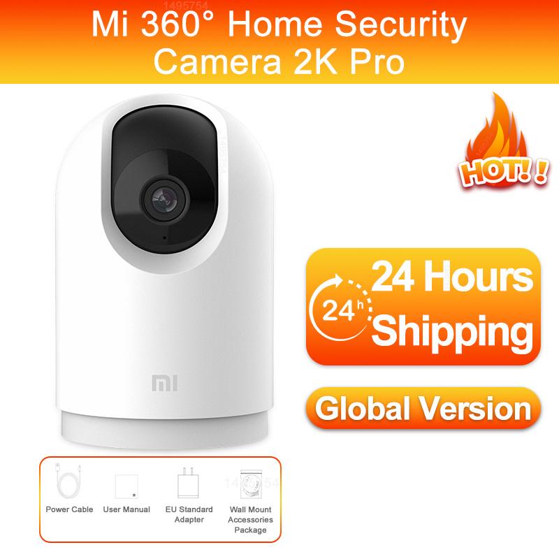 Phiên bản toàn cầu Xiaomi Mi 360 ° Camera an ninh gia đình 2K Pro 1296p HD WiFi Vision Vision SMART FULL Màu sắc AI Phát hiện con người đến màu: Toàn cầu MI 2K Pro