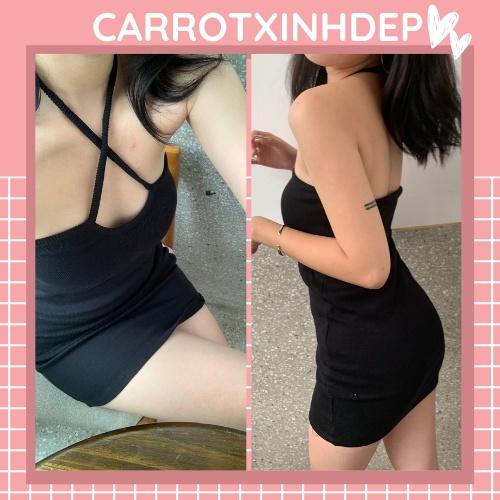 VÁY ÔM BODY CO GIÃN QUYẾN RŨ PHONG CÁCH HÀN QUỐC FREESIZE MÀU ĐEN HACK DÁNG