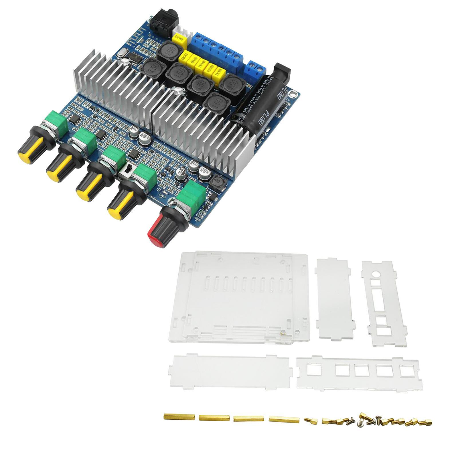Bluetooth 5.0 TPA3116D2 Digital2.1 Audio Amplifier Board W/ Bluetooth & Case