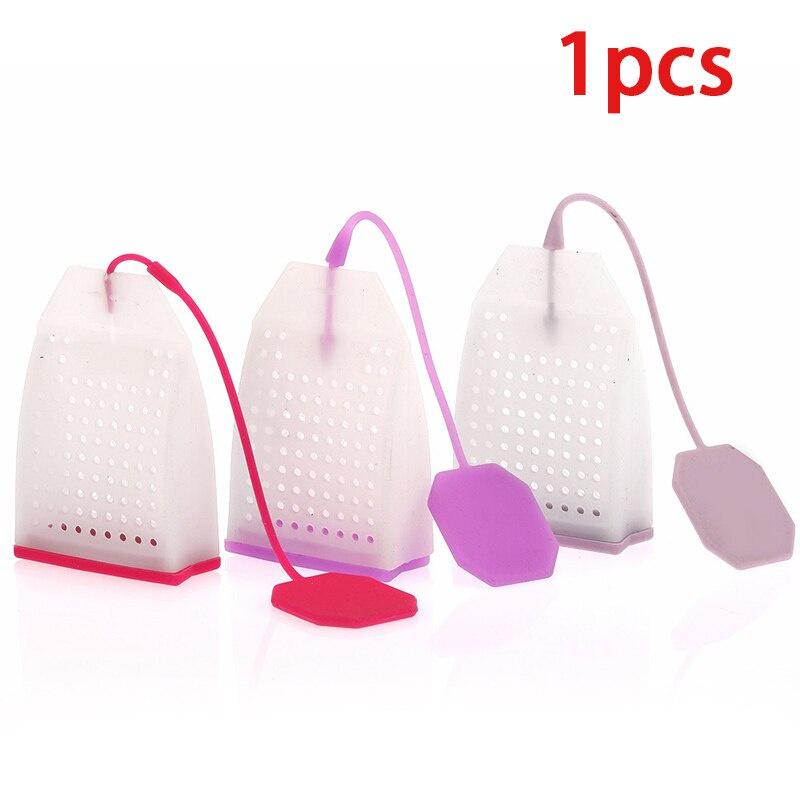 Bag Style Tea Strainers Infuser Strainer Food Grade Silicone Tea Bag Leaf Filter Diffuser Teaware Teapot Accessory Kitchen Tools