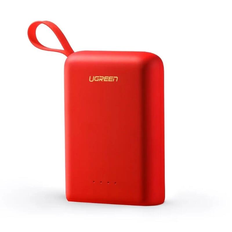 Ugreen UG60198PB133TK Màu Đỏ Pin sạc dự phòng dung lượng 10000Mah - HÀNG CHÍNH HÃNG