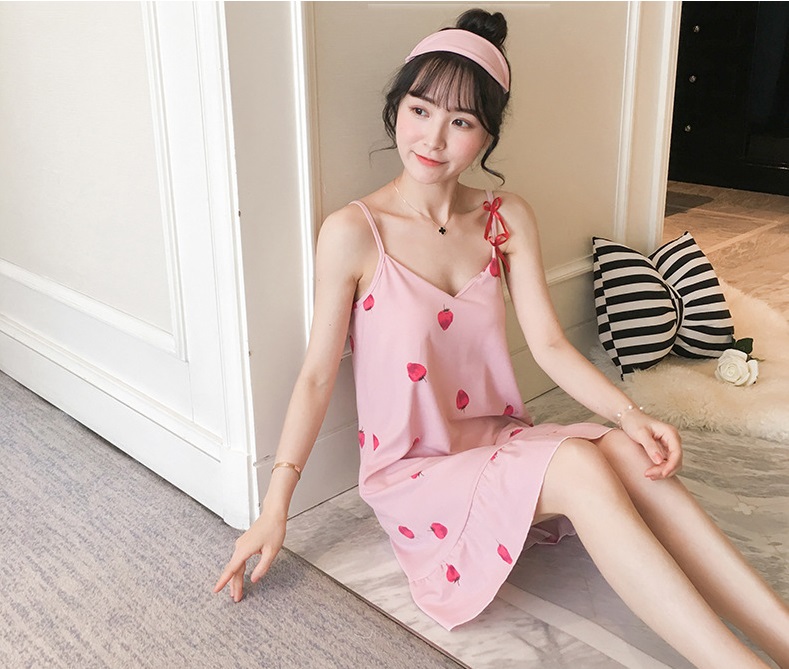 Váy ngủ 2 dây, đầm mặc nhà nữ Haint Boutique nhiều màu dễ thương VN21