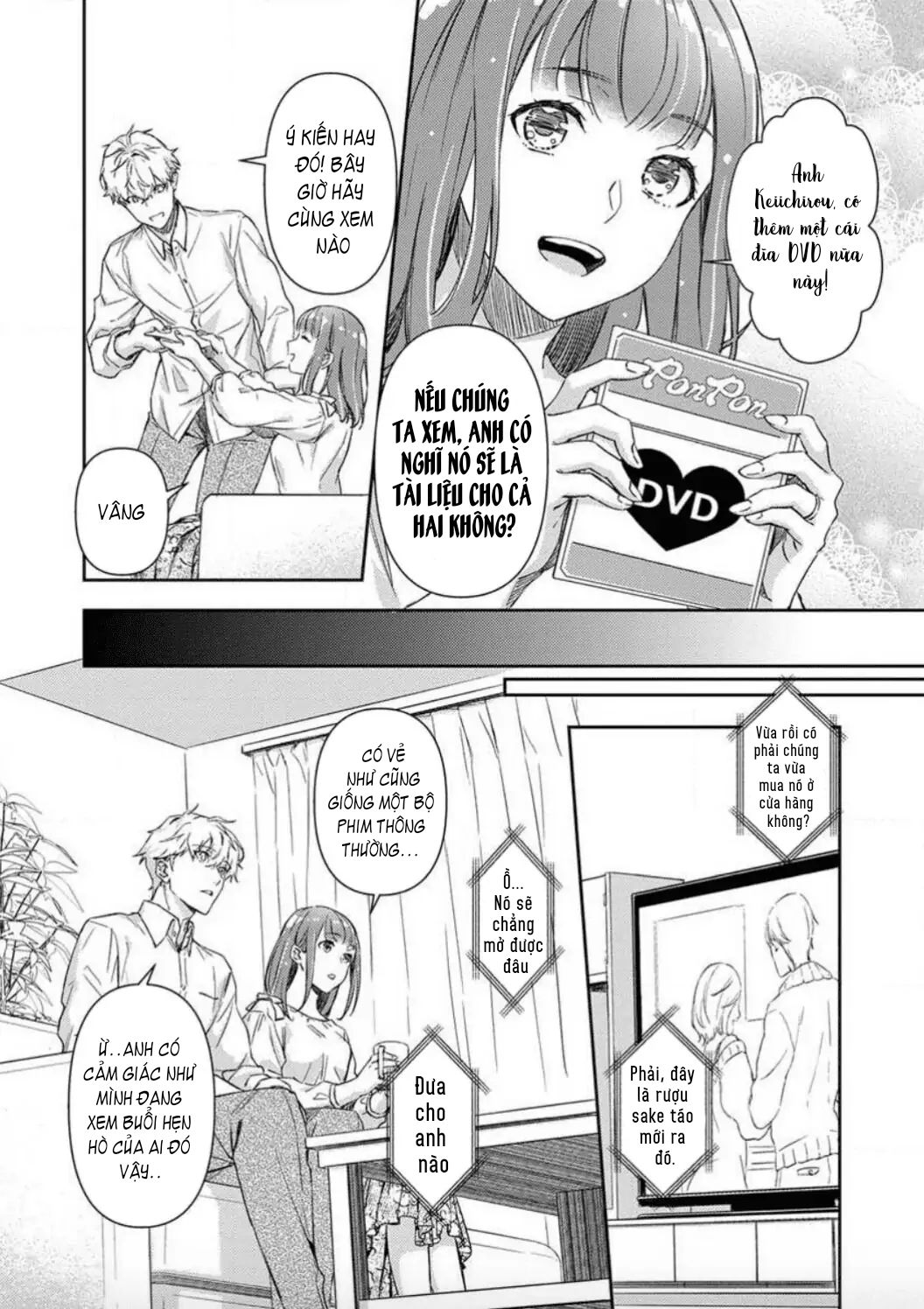Hôn Nhân Tình Yêu Của Cặp Đôi Konihata chapter 4.2 - Trang 4