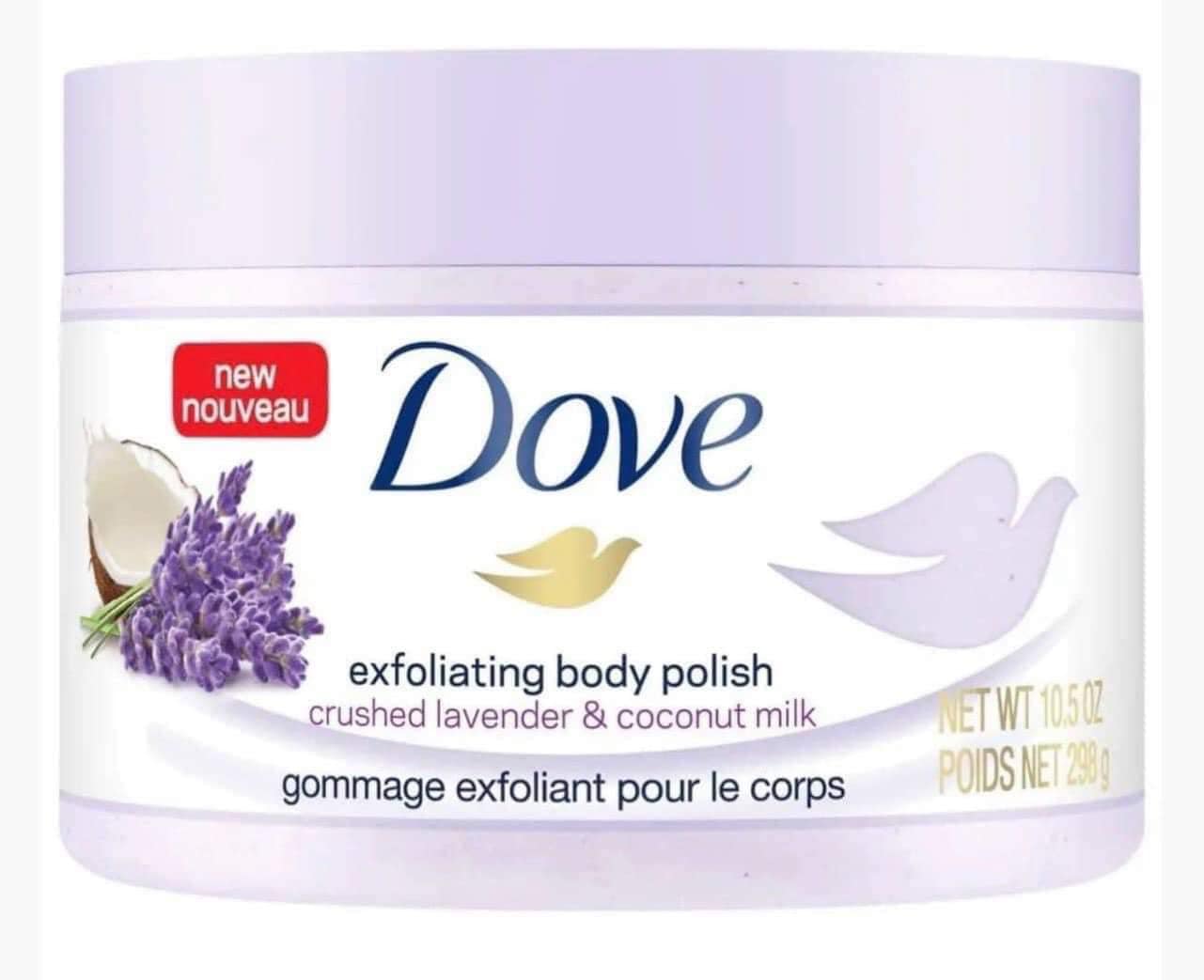 Tẩy Da Chết Toàn Thân DOVE Exfoliating Body Polish 298g(Bản Mĩ)