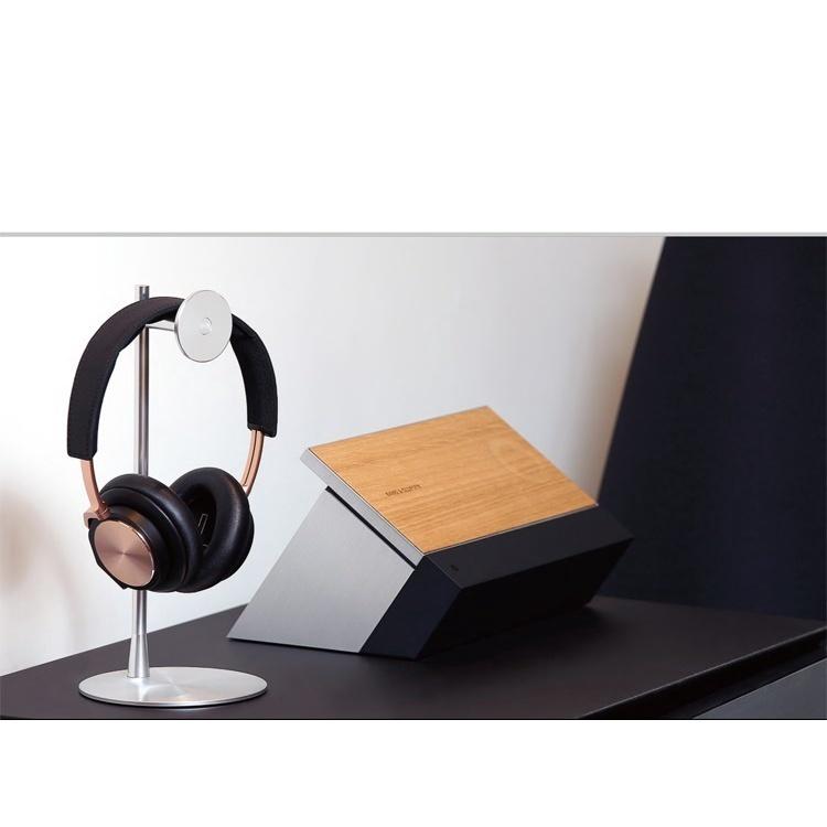 Giá treo tai nghe Headphone để bàn Boneruy P16 làm từ hợp kim nhôm để bàn cao cấp, chắc chắn, chân dạng chữ V