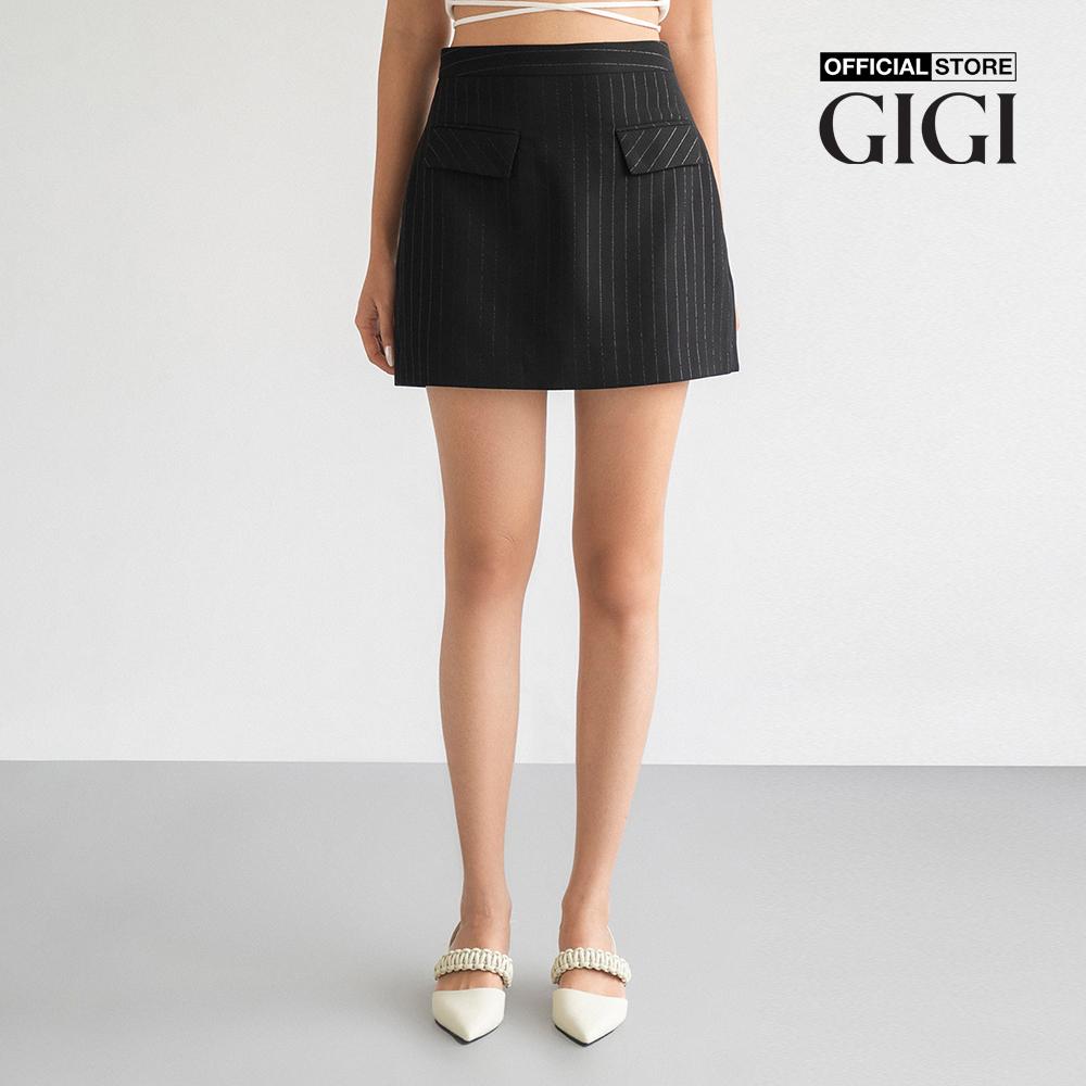 GIGI - Chân váy mini sọc mảnh thời trang G3301S222501